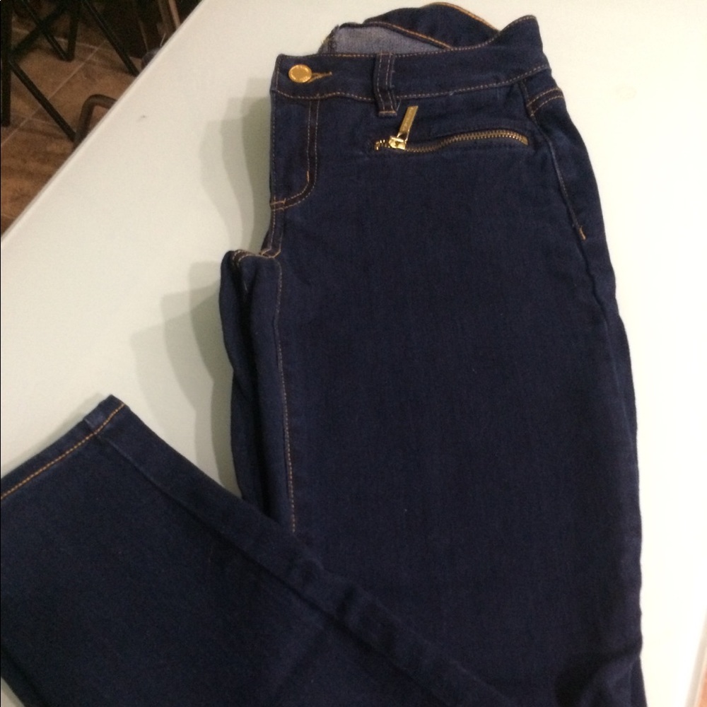 Barely Used- Michael Kors Dark Rinse Skinny Jeans